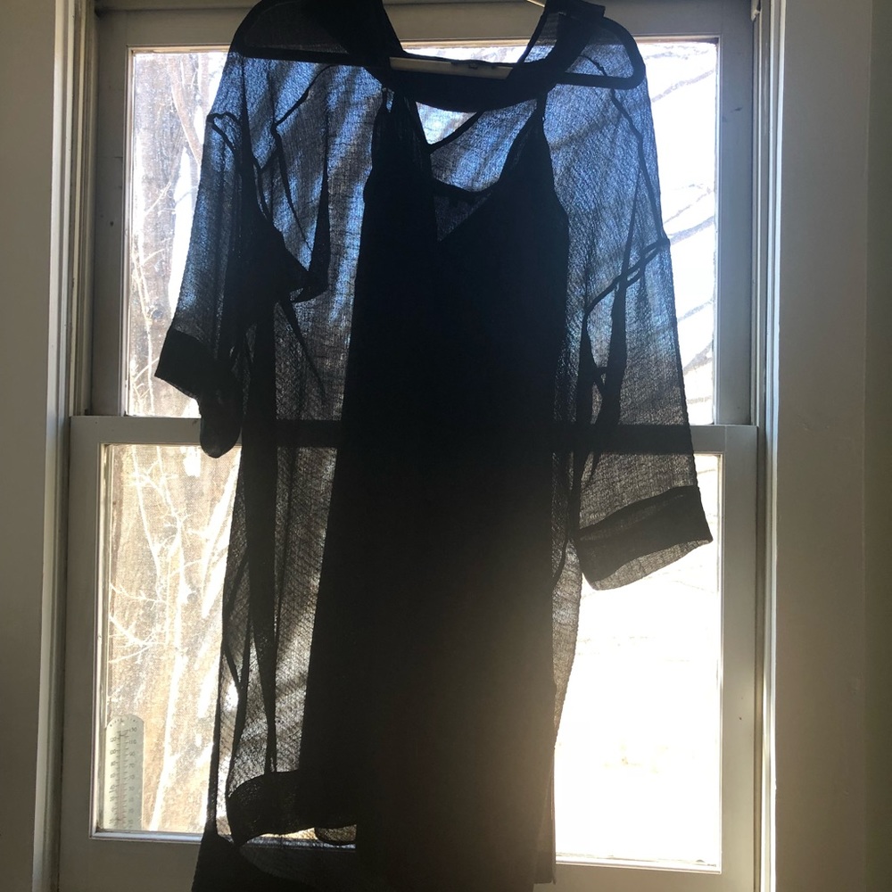 Sheer Black Babaton Dress 🦊 🔥 💋